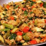 Weeknight healthy dinner idea; 10 vegetable quinoa